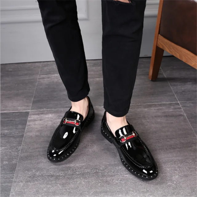 Popular Mens Dress Loafer Leather Shoes 