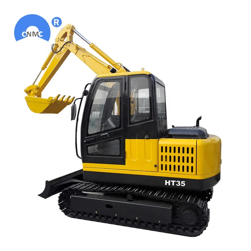 Jining Hightop HT35 Micro Digger 1 Ton Mini Excavator Small Bagger for Sale