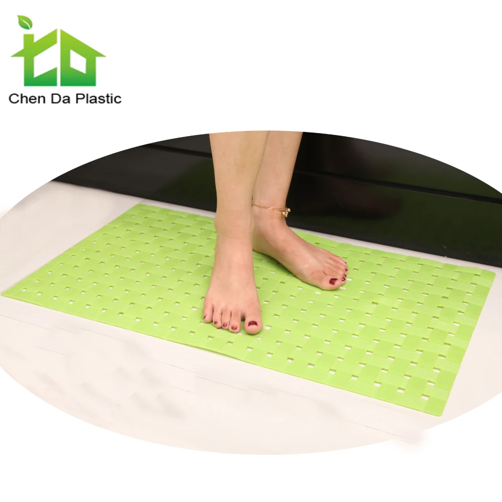 2017 Color Changing Plastic Mat Thin PVC Bath Mat