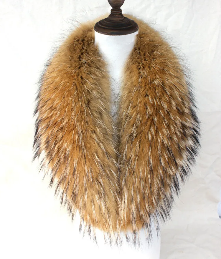 racoon collar coat