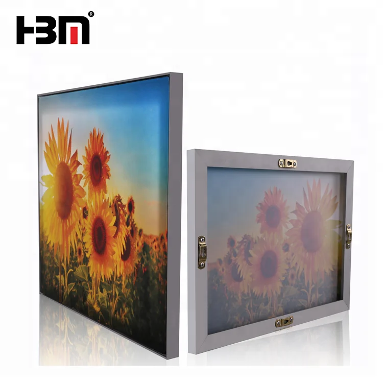 Easy Installation Front Lit Textile Fabric Aluminum Frame 17mm ultra Thin Sign Box Profile