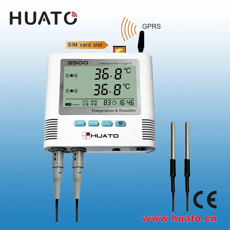 Cold Storage Thermometer With Sim Card Gprs Transferring