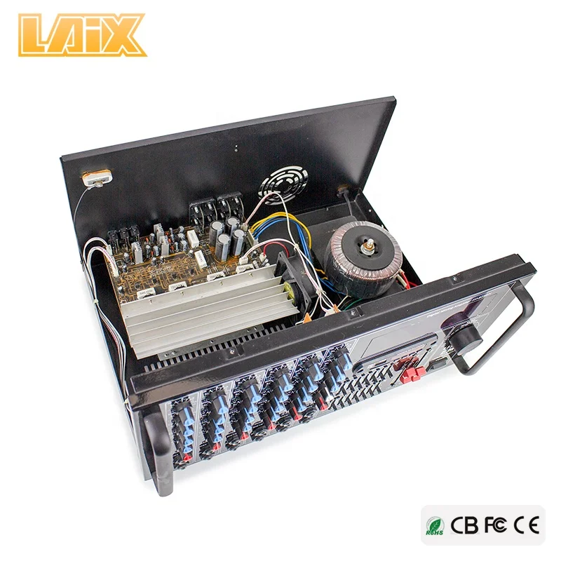 Laix AV-971Gh Sasion Line Audio Transistor Optical Pro Power Class AB Module Circuit EQ Amplifier