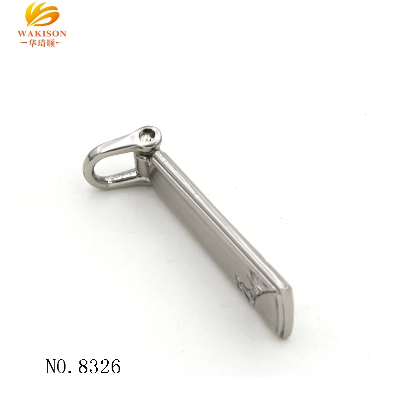 
 Custom accessories Eco-friend metal zipper pull charms in Guangzhou  