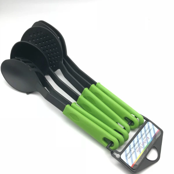 Green Color Kitchen Ware Tool Set Cooking Tools Spoon Utensil for Health