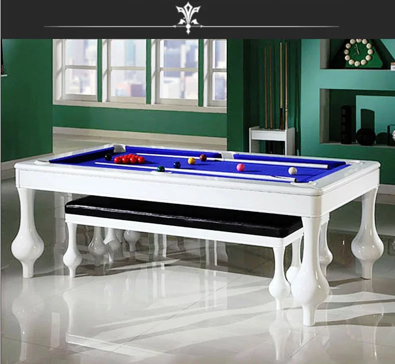 Tengbo Multifunctional 9 ft 8 7 Dinner Pool Tables for Home Use