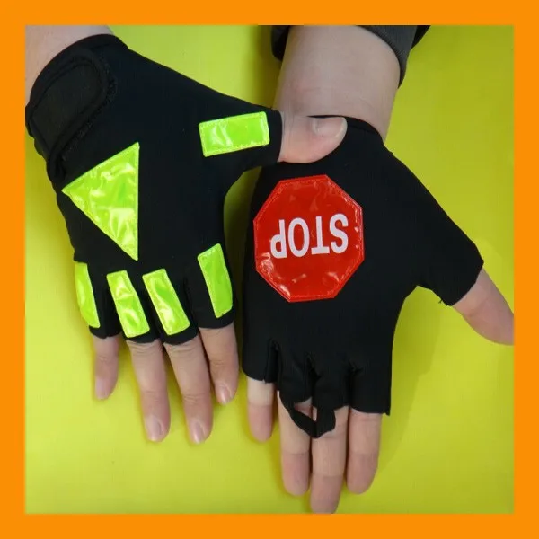 High Visibility Reflective Traffic Gloves Safety Control Road Guard Safety Gloves