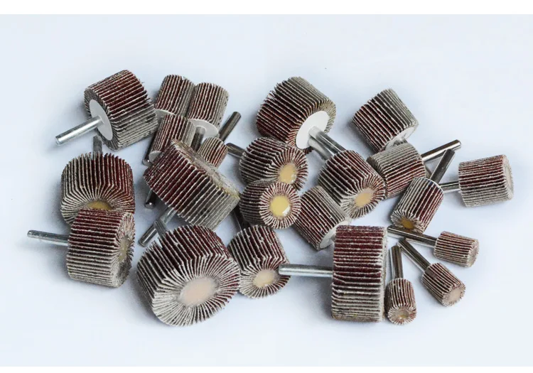 Абразивное откидное колесо с валом для Matel и дерева