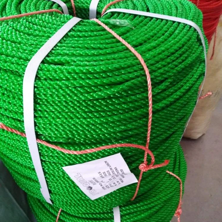
 Высокое качество 3 нитка Скрученная PE рыболовная веревка  