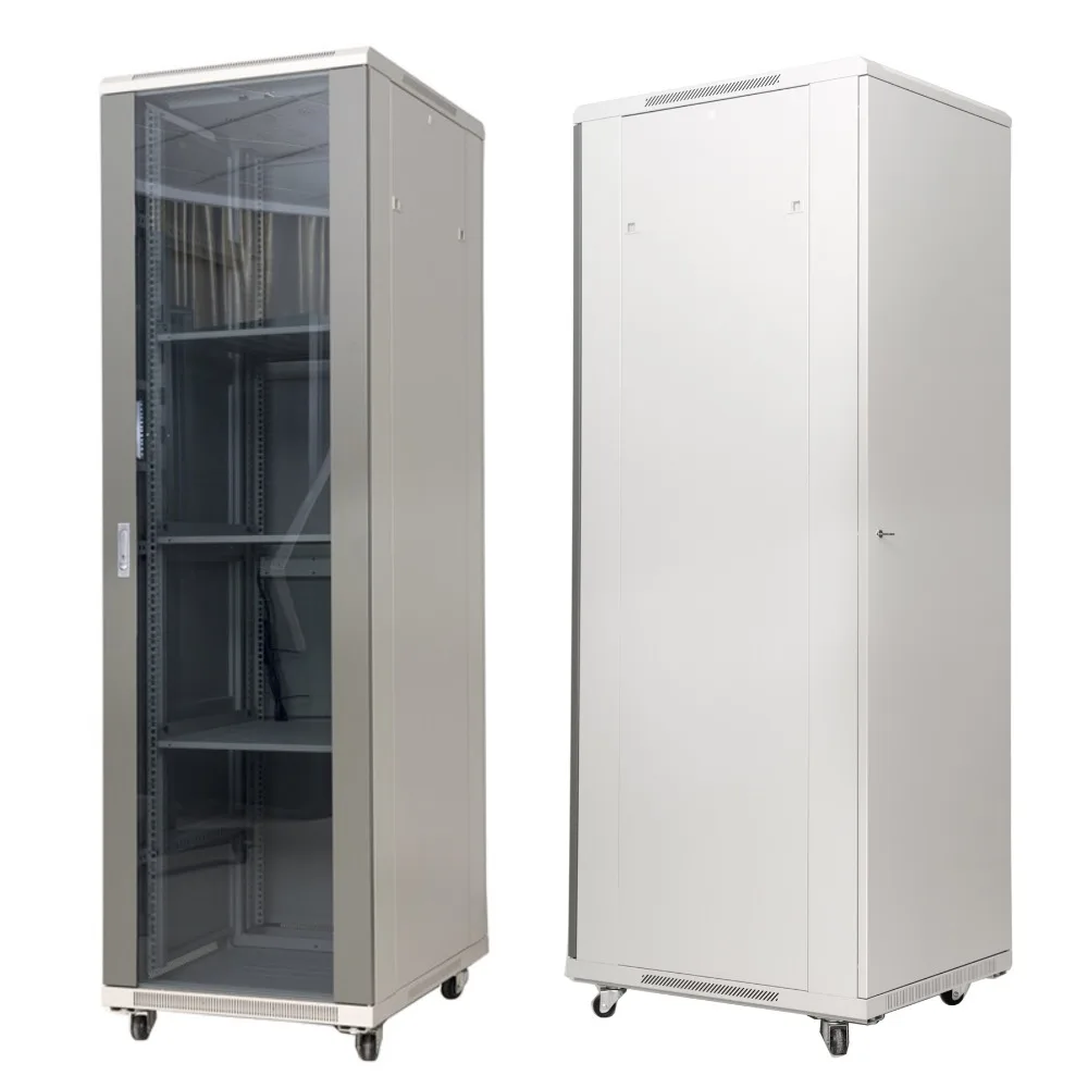 Retail Network Cabinet Standing Network Rack With Temperature Controller