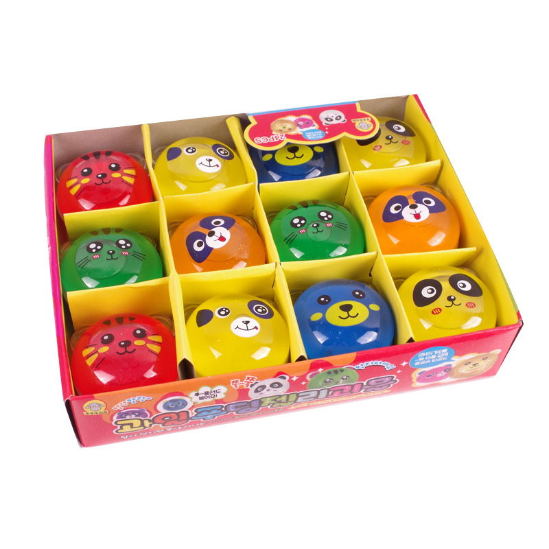 
 Нетоксичные развивающие игрушки «сделай сам», Желейный слайм, игрушка, милый слайм в виде животного с головой медведя  