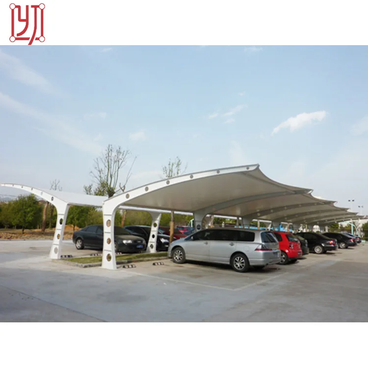 Membrane Structure Shade Cover for Car Parking ,garage Car Park Shades Tent