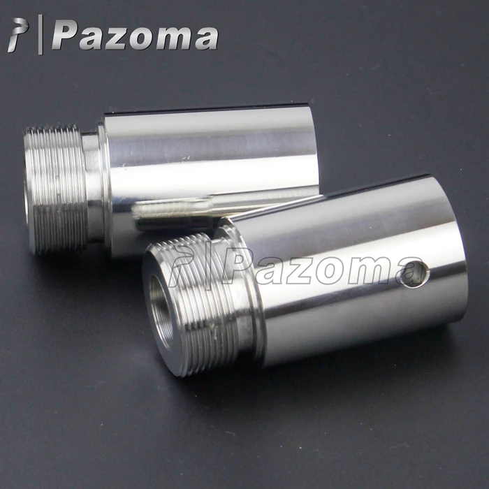 Fork Tube 2in Extension Steel Fork Tube Extension for Harley Dyna Glide Sportster FXD XL 39mm Fork Tube