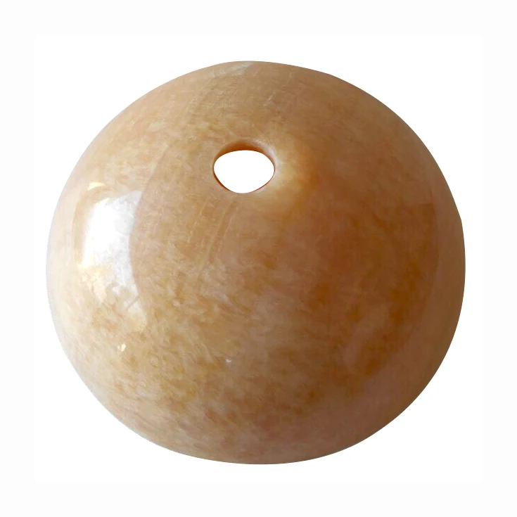 Factory Direct Round Marble Stone Yellow Onyx Wash Basin Custom Basin for Bathroom Vanity Top