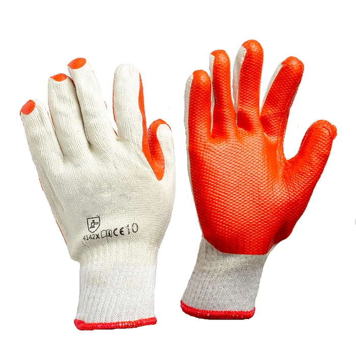 rubberized cotton gloves