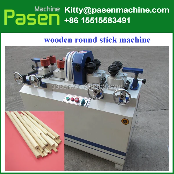 Wooden Handle Making Machine Wood Brush Stick Machine Round Wood Rod Machine