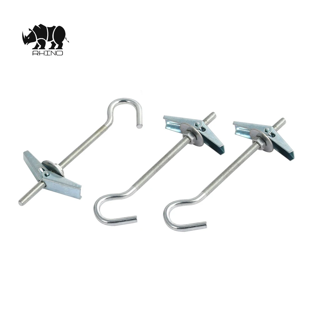 ZINC PLATED BUTTERFLY SPRING TOGGLE FIXINGS WITH SCREWS  HOLLOW CAVITY WALL ANCHORS