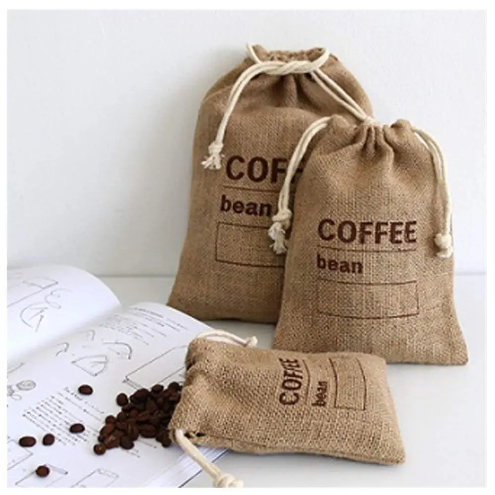 Reusable Cereals Jute Coffee Bean Bags 