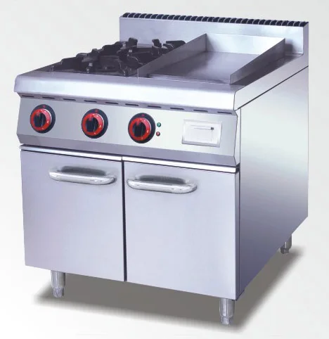 gas burner and griddle/gas range kitchen cabinet cooker gas