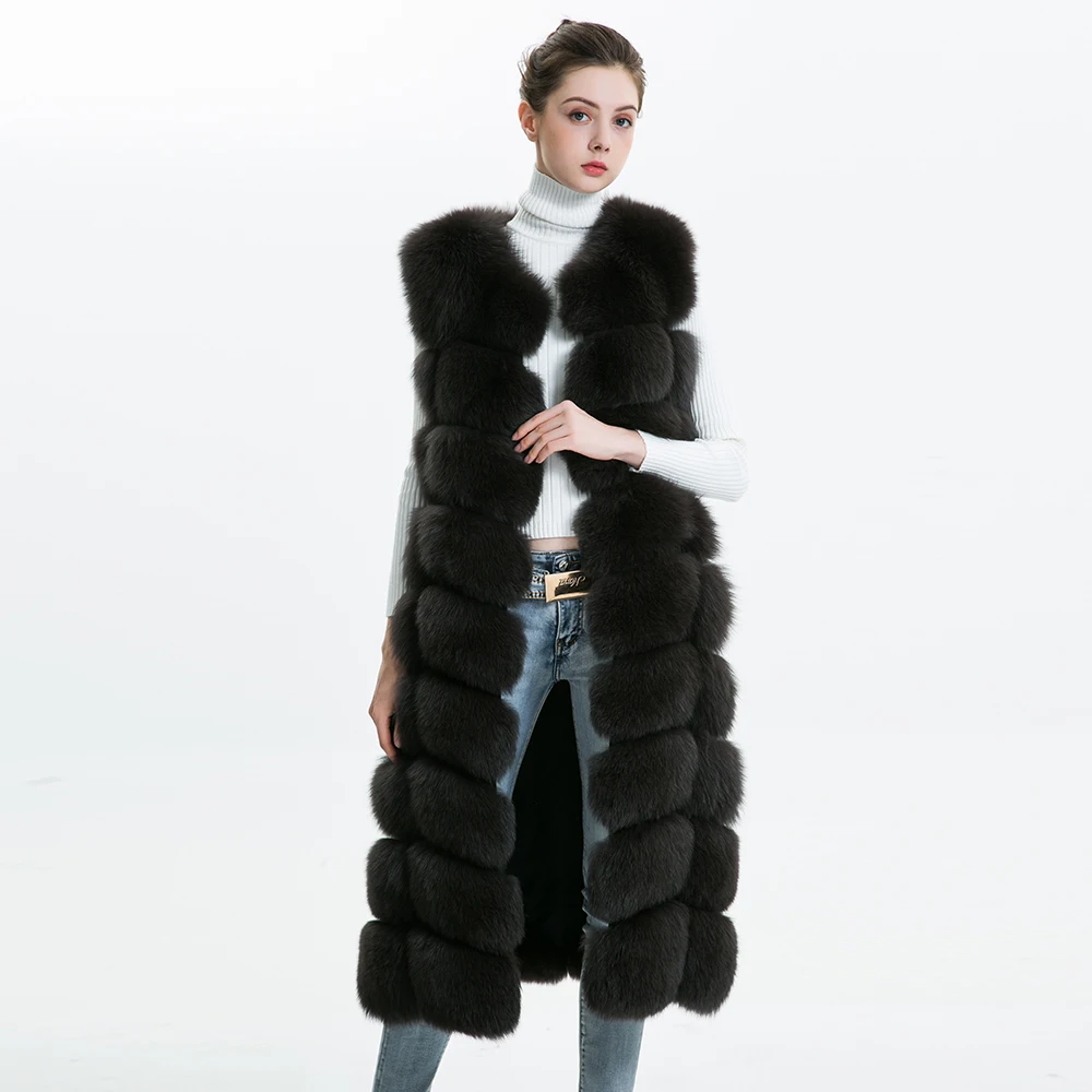 long fur vests