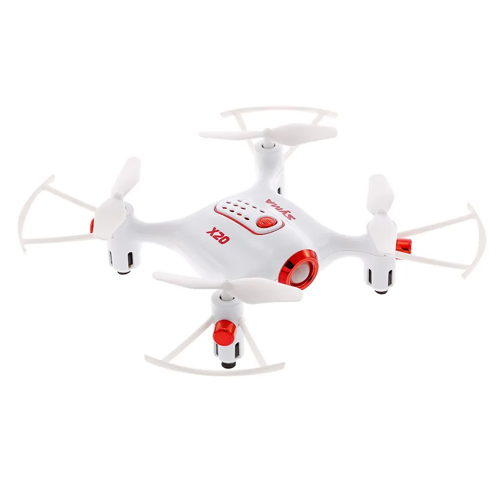 Source Syma X20 New 2.4g 4-axis ufo pocket drone with light on