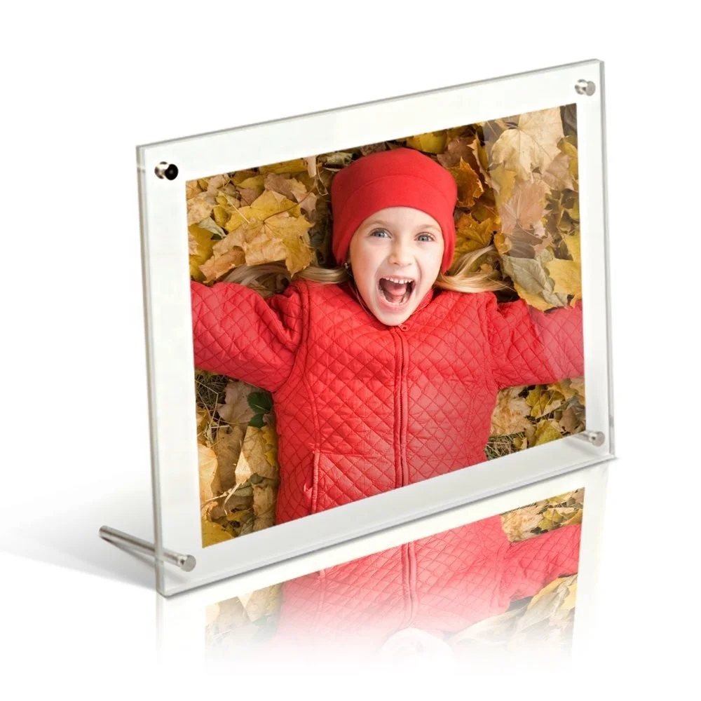 4x6 Inches Clear Acrylic Photo Frame Photo Block With