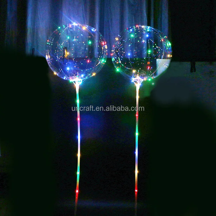 Лидер продаж 2020 Amazon светодиодные шары с мигающими огнями Гелиевый шар Bobo для Хэллоуина/дня рождения товары