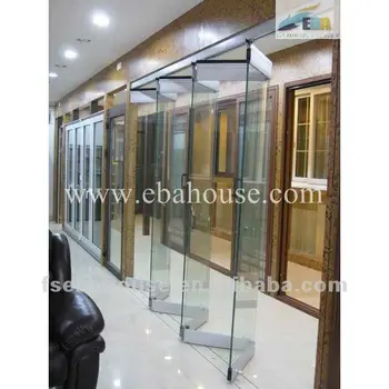 Aluminium Door Aluminum Frameless Folding Glass Door Main Gate Design ...