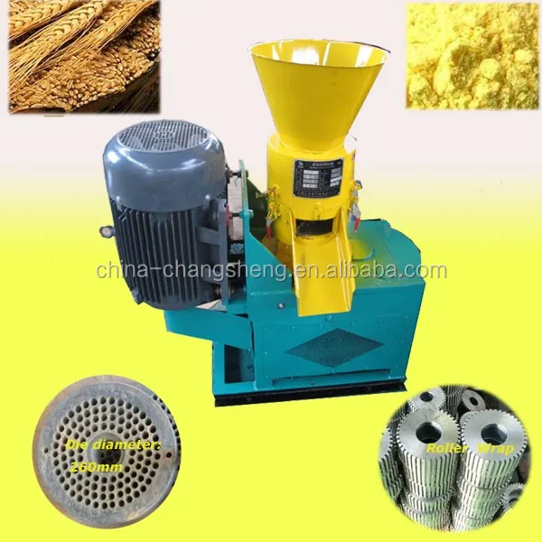 Small Farm Machinery Pelletizer Machine For Animal Feeds Mini Animal