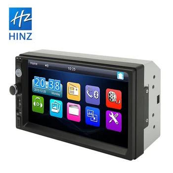 2021 double din 7010b car multimedia player 7" touch screen 800*480 car stereo with fm radio bt