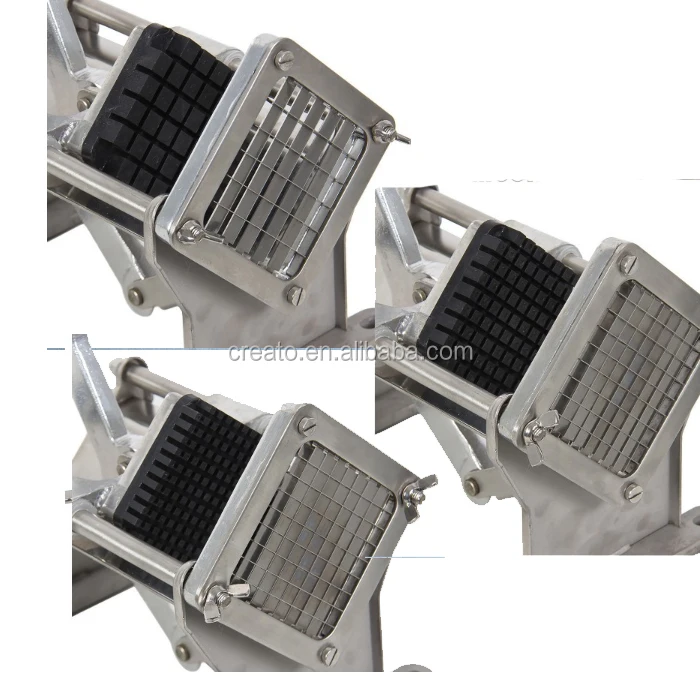 Rubber Feet Commerical Manual Potato French Fry Fruit Vegetable Cutter Slicer - Image 4