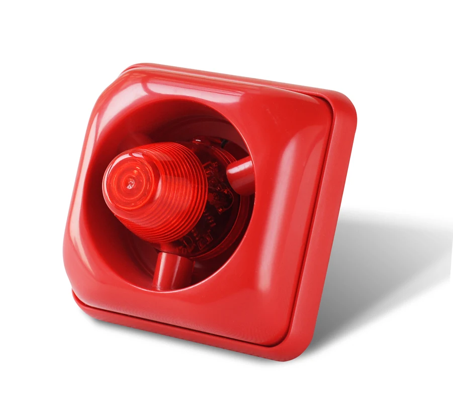 100db Fire Alarm system Sounder Warning Siren with Strobe
