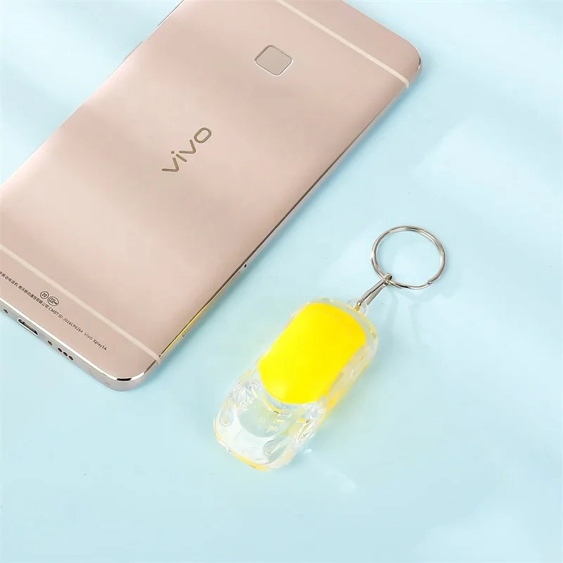 Car Shaped Keychain Flash Light Led Toy Car Uv Light Electronic Key Chain