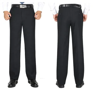 High Quality Men's Casual Straight Outdoor Pants Mid Waist Plus Size Waterproof Anti-Wrinkle Windproof Breathable Quick Dry