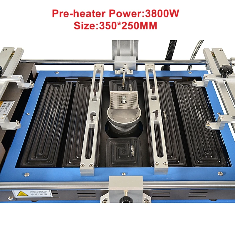 Bga Rework Station HR560 HR IR 3 Temperature Zones Laser Alignment Low Cost Bga Rework Machine with Bga Reablling Kit