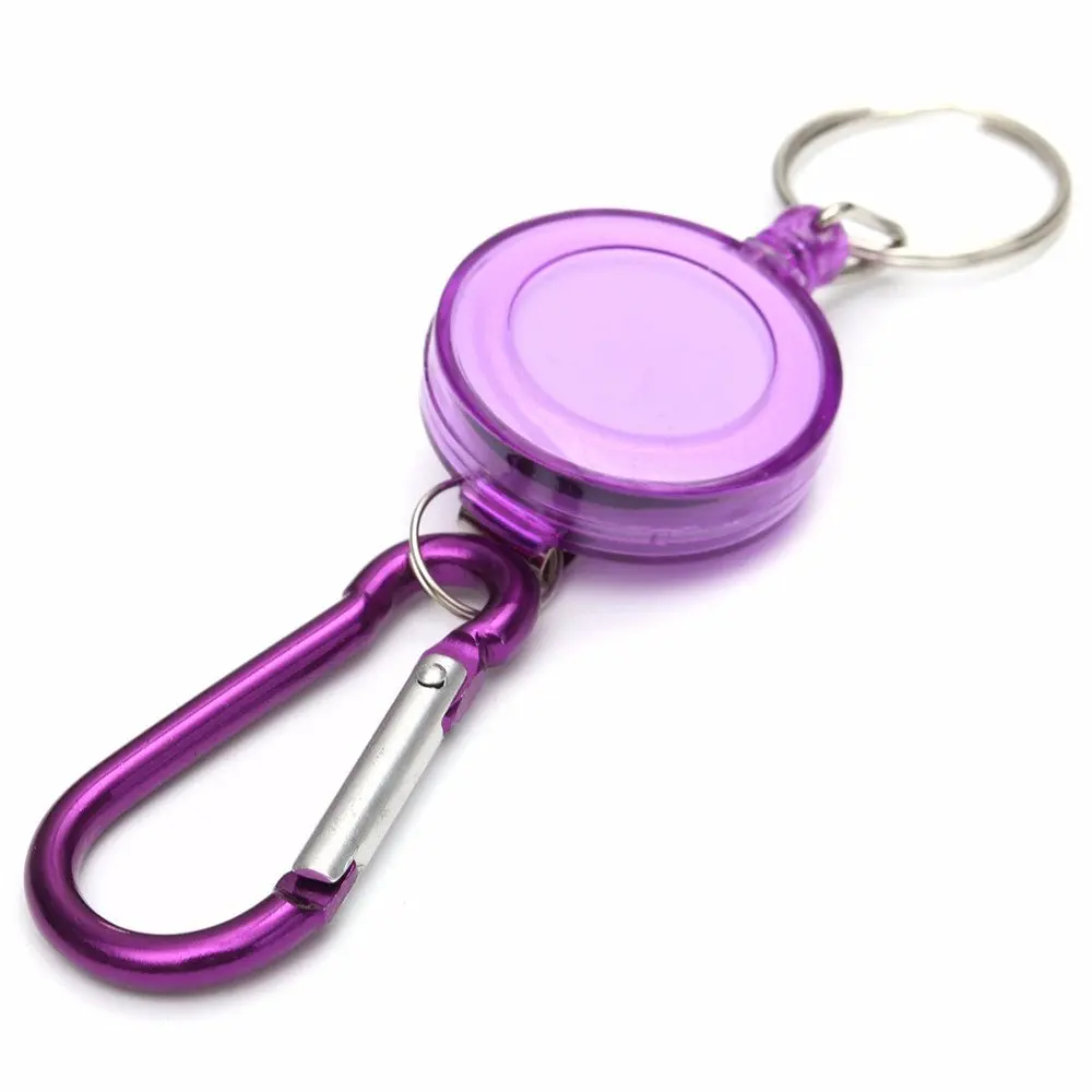 retractable carabiner keychain