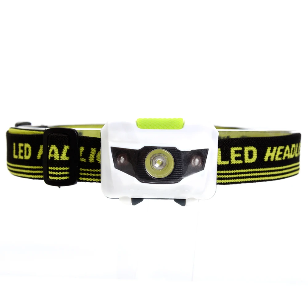 4 modes adjustable led headlamp with elastic headband head light camping headlamp