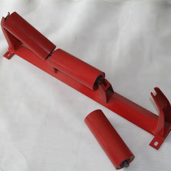 102mm Dia Water Proof Carrying Idler Equal Length Roll Trough Steel Conveyor Roller