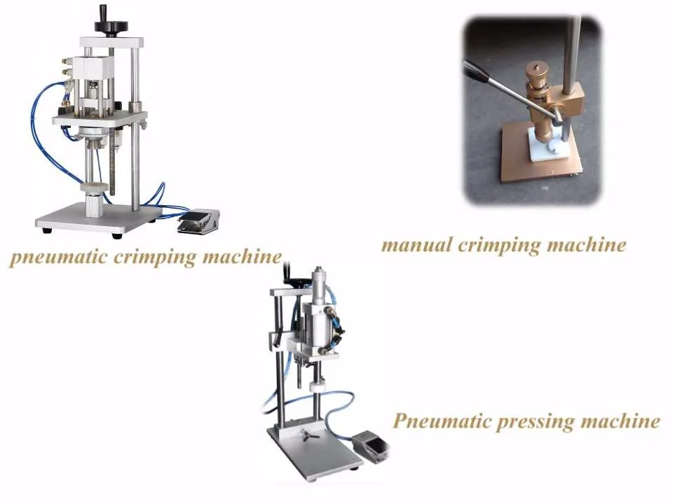 Оборудование для производства духов, ручная машина для обжима духов