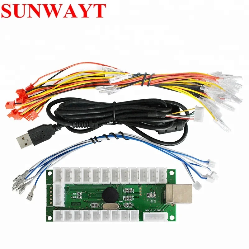 1 Player Arcade Led Encoder Zero Delay USB Encoder Board to PC Joystick Set for Arcade Joystick DIY Kit Controller Part