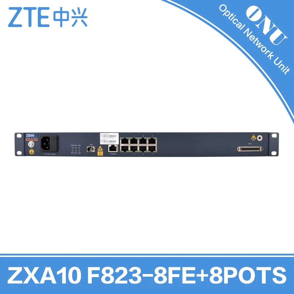 zte zxa10 f823 with ports mdu for fttx gpon epon olt