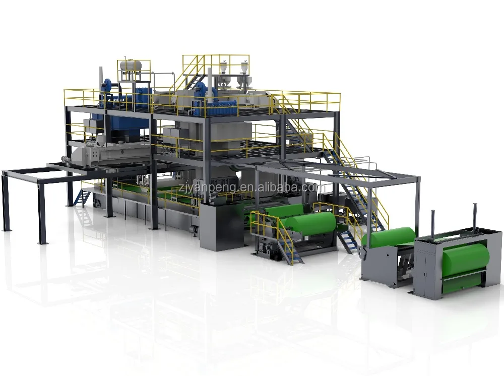 Yanpeng Марка SMS спанбонд и meltblow нетканых производственной линии нетканые машина
