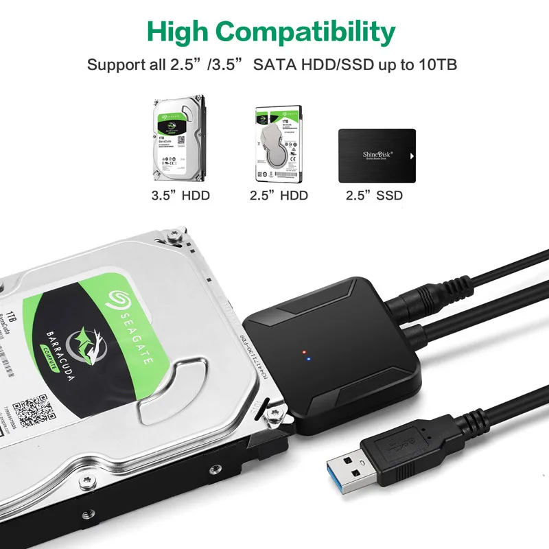 How to connect 3.5 Inch Sata HDD to Laptop via USB 
