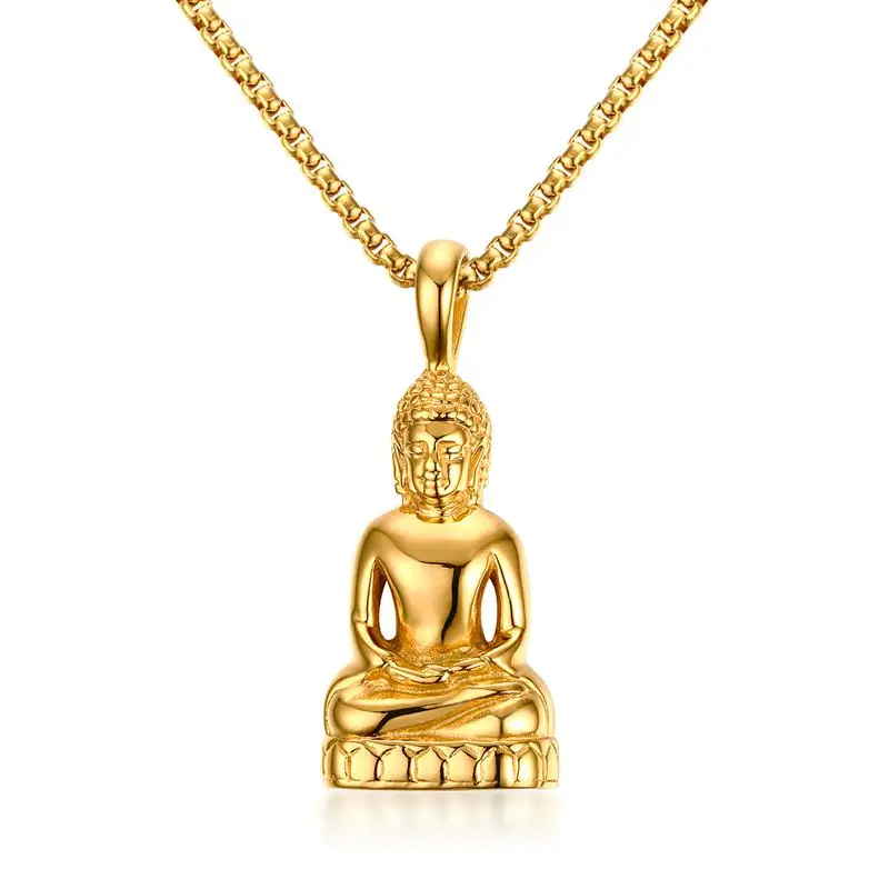 Stainless Steel Gold Thai Sit Laughing 