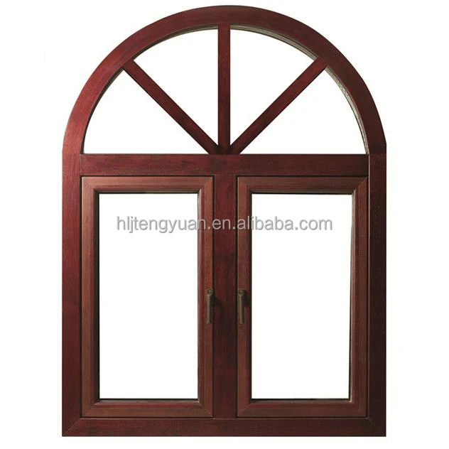Fenêtre En Bois Semi-circulaire Pour Modélisme Et Déco - Hauteur 3 à 12 Cm, épaisseur 3 Mm - Découpe Laser, Bois Naturel - 4