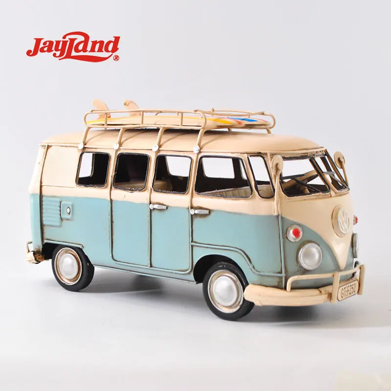 Decorative Metal Blue Bus Model 1:20-scale For Home Decor From Jayland -  Buy Decorative Bus,Vintage Bus Model,Bus Model For Home Decor Product on