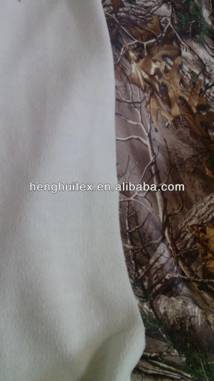 Высококачественная охотничья флисовая ткань camoflage с принтом