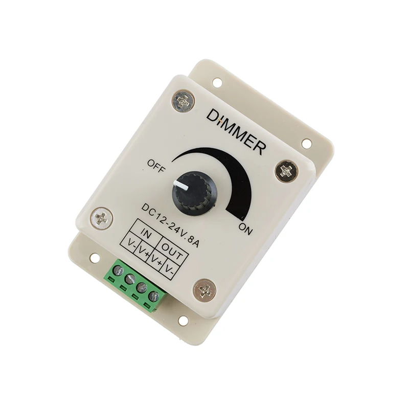Knob Dimmer Brightness Led Control 1 Channel Controller with Single Color Light Strips
