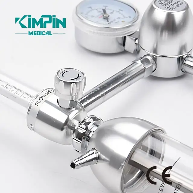 YR-86 Hospital Bull-nose Medical Oxygen Regulator with Humidifier Bottle for BOC Cylinder