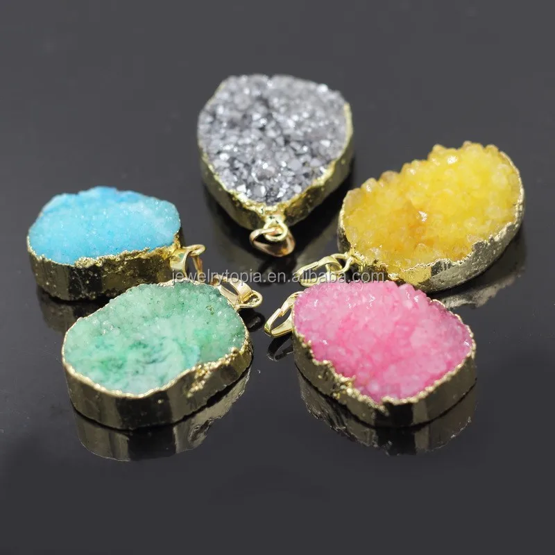 druzy agate jewelry